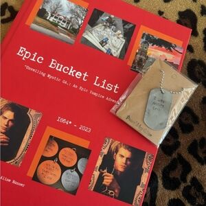 Feeling Epic tvd+ inspired military dog tag Mystic Falls 30” Necklace hand-stamp